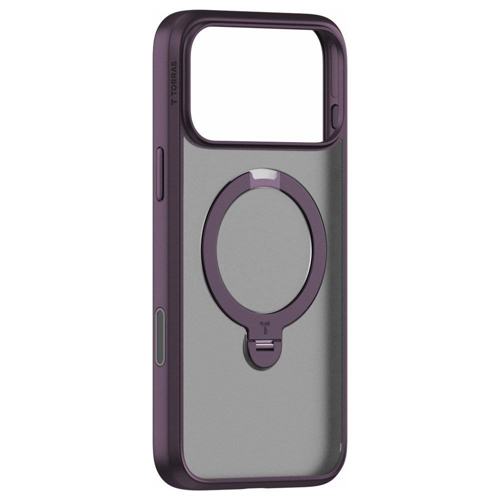 iPhone 18 Pro Max / 17 Pro Max TORRAS Ostand Q3 Spin Case - MagSafe Compatible - Purple