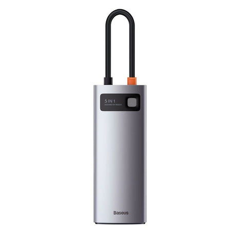 Baseus 7-in-1 USB-C Multiport Adapter with 3 x USB-A 1 x USB-C 1 x HDMI - Grey