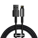Baseus 12W USB-A to Lightning Cable (480Mbps) - 1m - Black