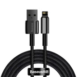 Baseus 12W USB-A to Lightning Cable (480Mbps) - 2m - Black