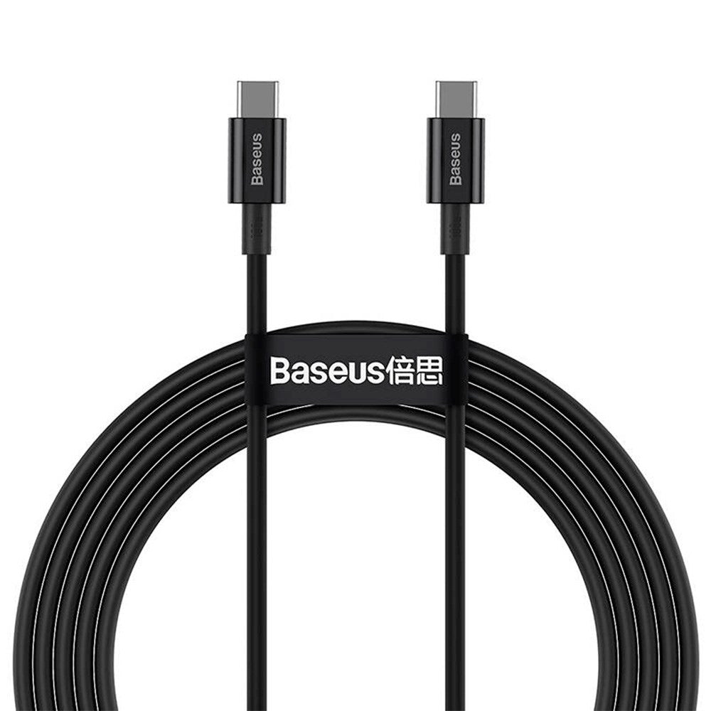 Baseus Superior Series 100W USB-C to USB-C Cable - 2 Meter - Black