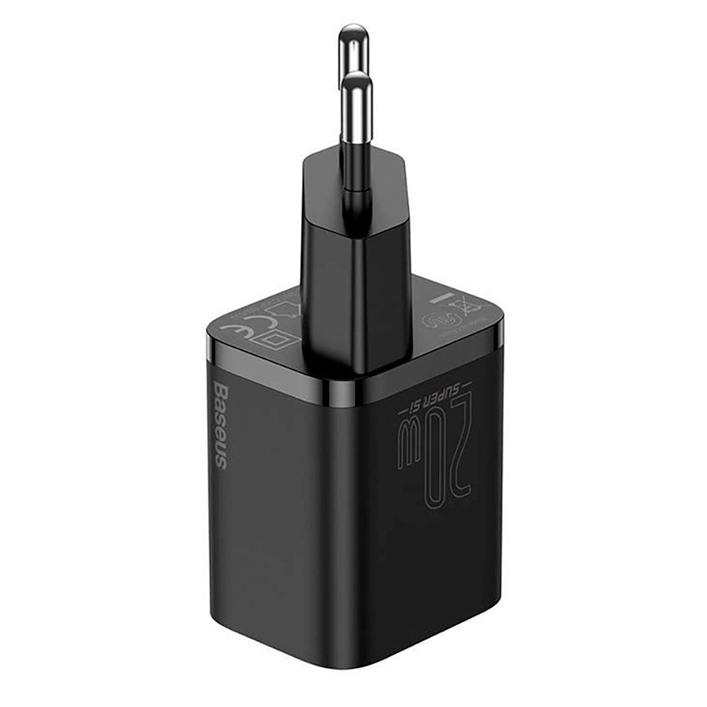 Baseus Super Si 20W Wall Charger USB-C Quick Charge - Black