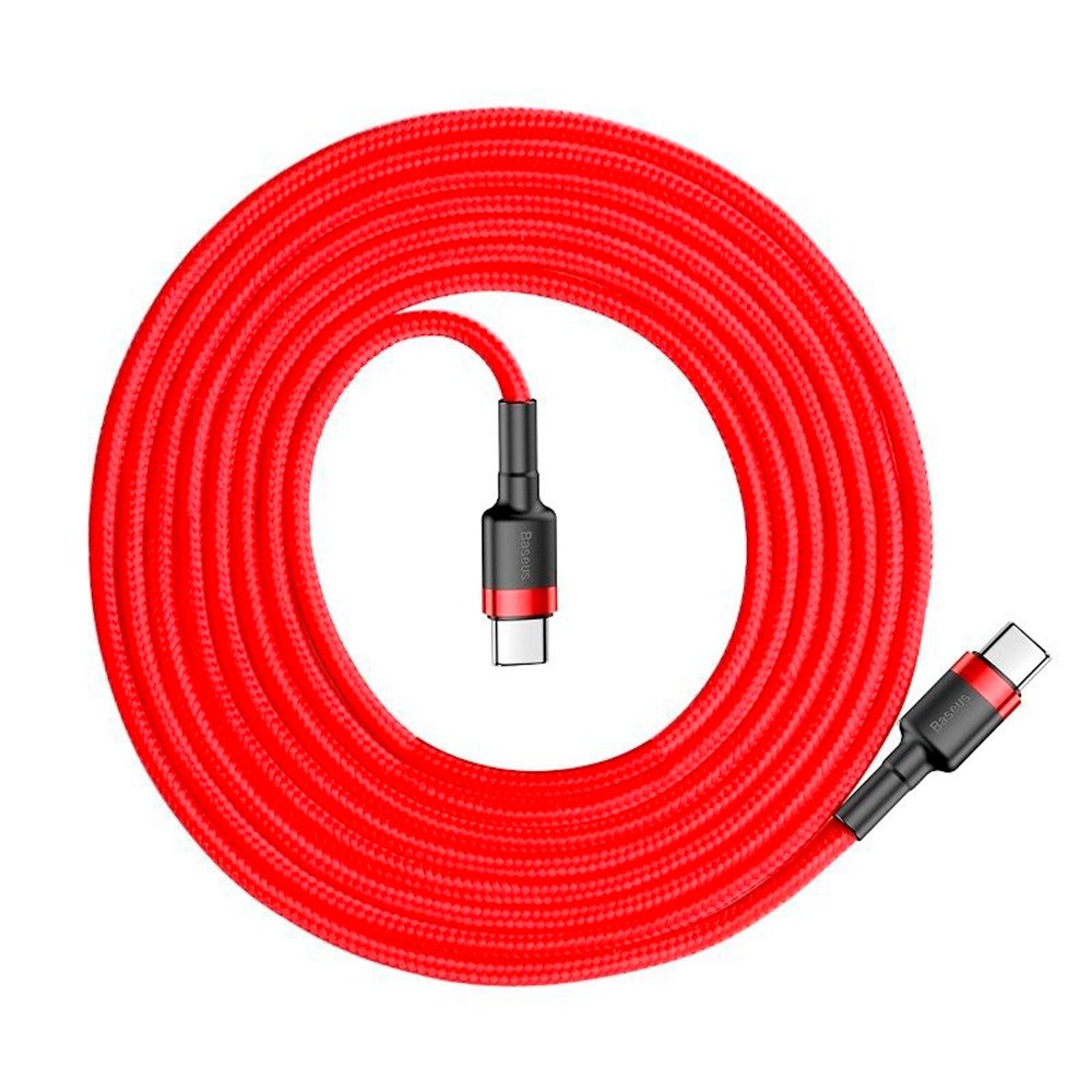 Baseus Cafule Flash 60W USB-C to USB-C Cable - 2 Meter - Red