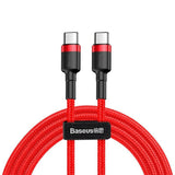 Baseus Cafule Flash 60W USB-C to USB-C Cable - 2 Meter - Red