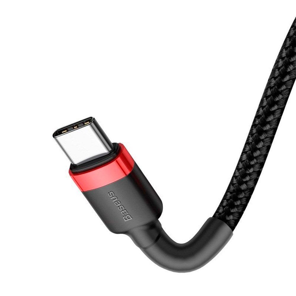 Baseus Cafule 60W USB-C to USB-C Cable - 2 Meter - Black / Red