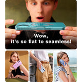 TORRAS iPhone 16 Plus Hybrid Plastic Case with Stand Function - MagSafe Compatible - Transparent