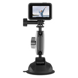 TELESIN Suction Cup Mount for Action Camera & Smartphone - Black