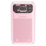 Acefast Sparkling Series Powerbank with USB-A & USB-C 30W - 20,000 mAh - Pink