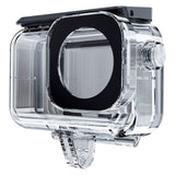 TELESIN Waterproof Case for DJI Osmo Action 3 / 4 / 5 Pro - Transparent / Black