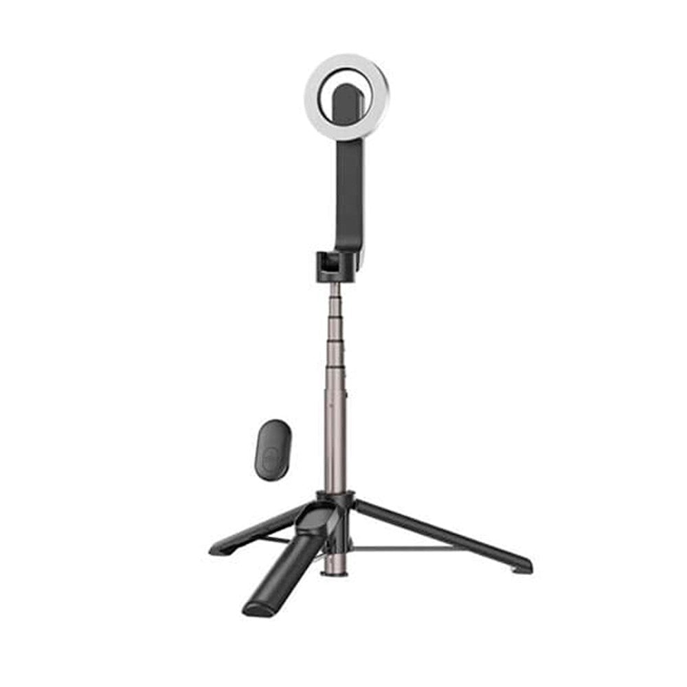 TELESIN Mini Magnetic Selfie Stick for Smartphone - MagSafe Compatible - Black