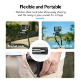 TELESIN Malleable Neck Strap for Action Camera - Black