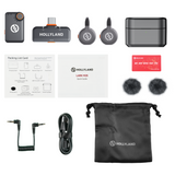 LARK M2S Mini Combo Wireless Lavalier Microphone - Space Grey