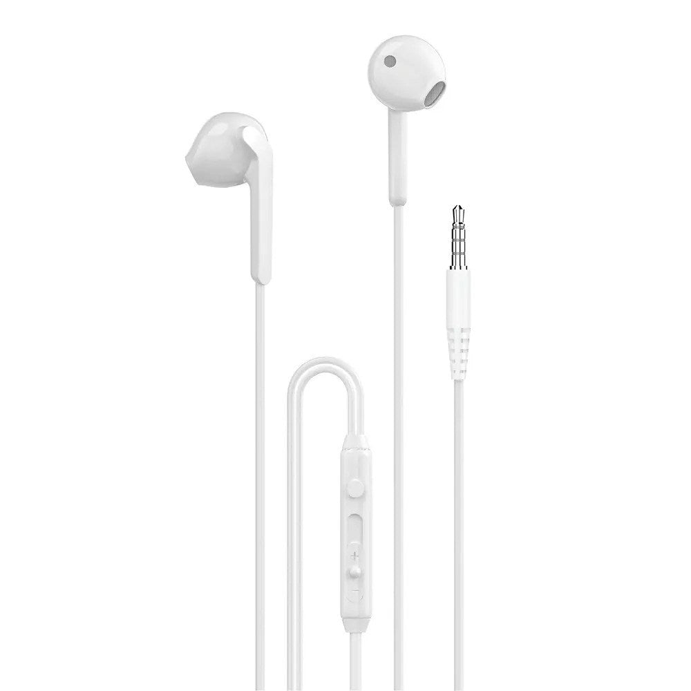Dudao X3 Wired In-Ear Headphones w. 3.5mm Minijack - White