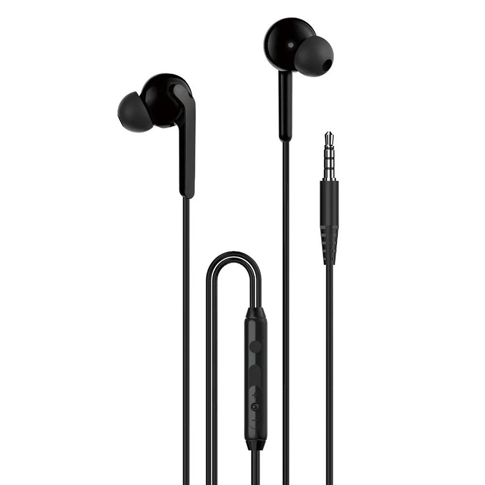 Dudao X3+ Wired In-Ear Headphones w. 3.5mm Minijack - Black