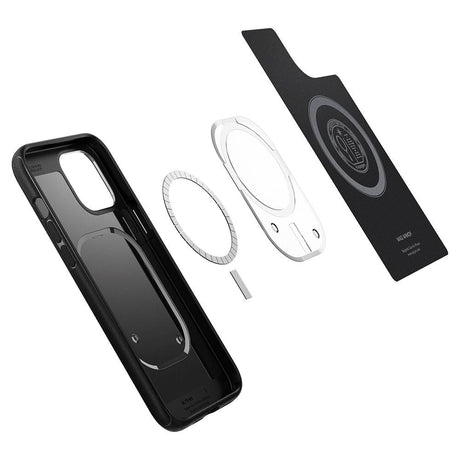 iPhone 12 / 12 Pro Spigen Mag Armor Case - MagSafe Compatible - Matte Black