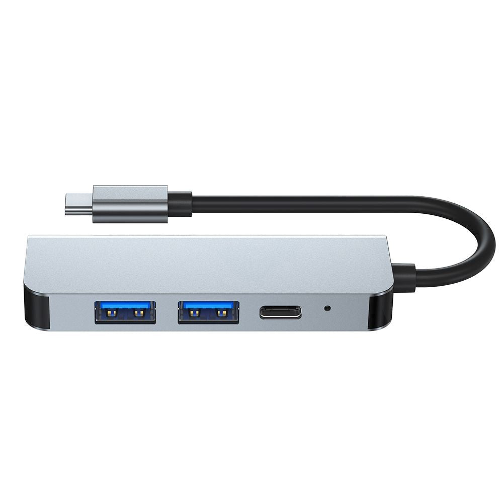 Tech-Protect V2-Hub - 4-in-1 Multi Adapter - Grey