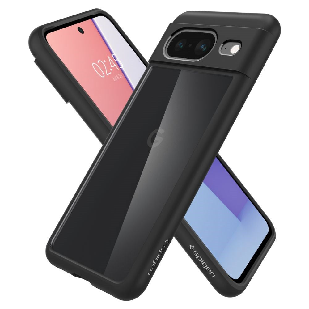 Google Pixel 8 Spigen Ultra Hybrid Case - Transparent / Black