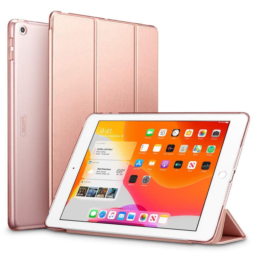 iPad 10.2" (2021 / 2020 / 2019) ESR Tri-fold Yippee Series Slim Case - Rose Gold