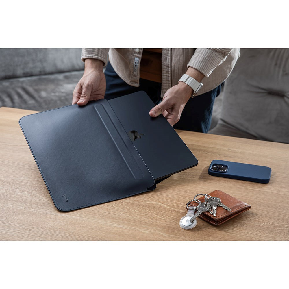 Epico Eco Leather MacBook / Laptop Sleeve 16" (360 x 250 mm) - Black