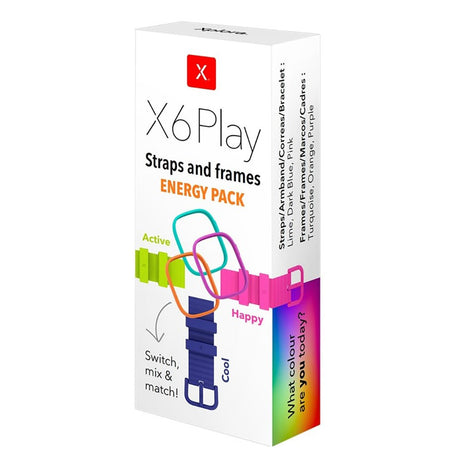 Xplora X6play Energy Pack w. 3 x Cases & Straps - Multi