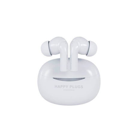 Happy Plugs Joy Pro In-Ear Headphones with Noise Cancellation - White