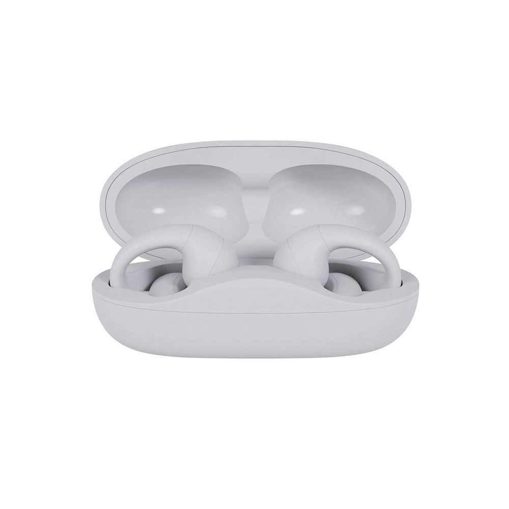 Happy Plugs Clip Wireless Open-Ear Headphones - White