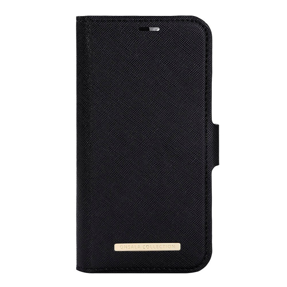 iPhone 14 / 13 GEAR Onsala Fashion Collection Wallet Case w. Magnet - Midnight Black