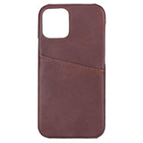 iPhone 12 Mini GEAR Onsala Collection Leather Case w. Card pocket - Brown