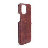 iPhone 13 Mini GEAR Onsala Collection Leather Case w. Card pocket - Brown