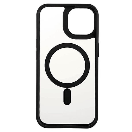 iPhone 15 Gear Onsala Bumper Case - MagSafe Compatible - Black & Transparent