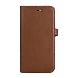 iPhone 16 GEAR Buffalo 2-in-1 Wallet Genuine Leather Magnet Flip Case with Wallet - MagSafe Compatible - Brown