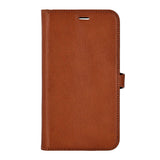 iPhone 17 Pro Buffalo 2-in-1 Genuine Leather Flip Case - Brown