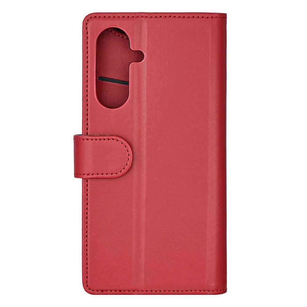 Samsung Galaxy A57 GEAR Faux Leather Flip Case - Red