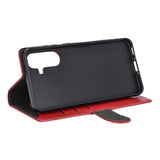 Samsung Galaxy A57 GEAR Faux Leather Flip Case - Red