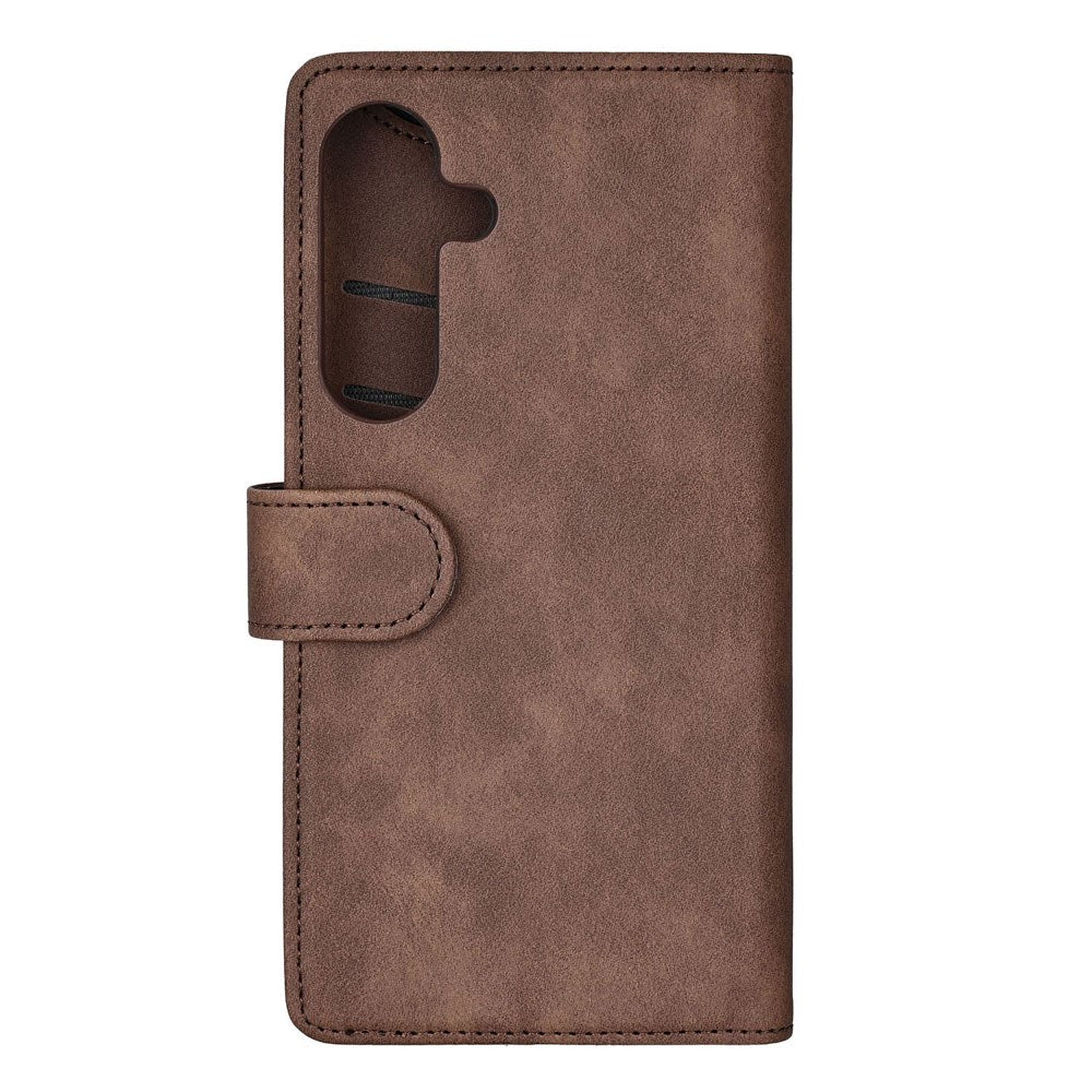 Samsung Galaxy S26+ (Plus) GEAR Faux Leather Flip Case - MagSafe Compatible - Brown