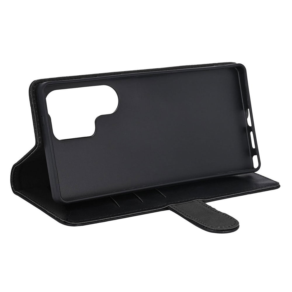 Samsung Galaxy S26 Ultra GEAR Faux Leather Flip Case - MagSafe Compatible - Black