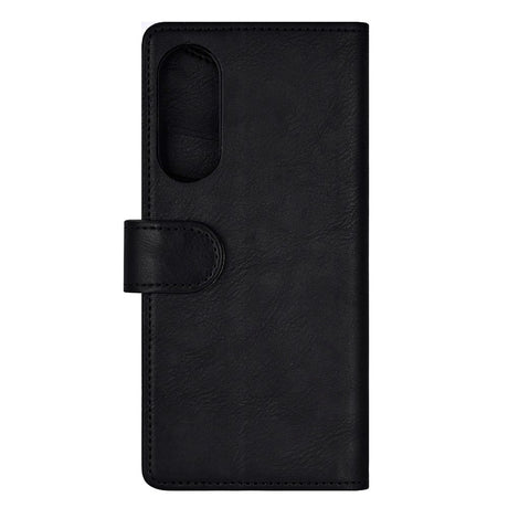 Samsung Galaxy S25 Edge GEAR Faux Leather Flip Case - MagSafe Compatible - Black