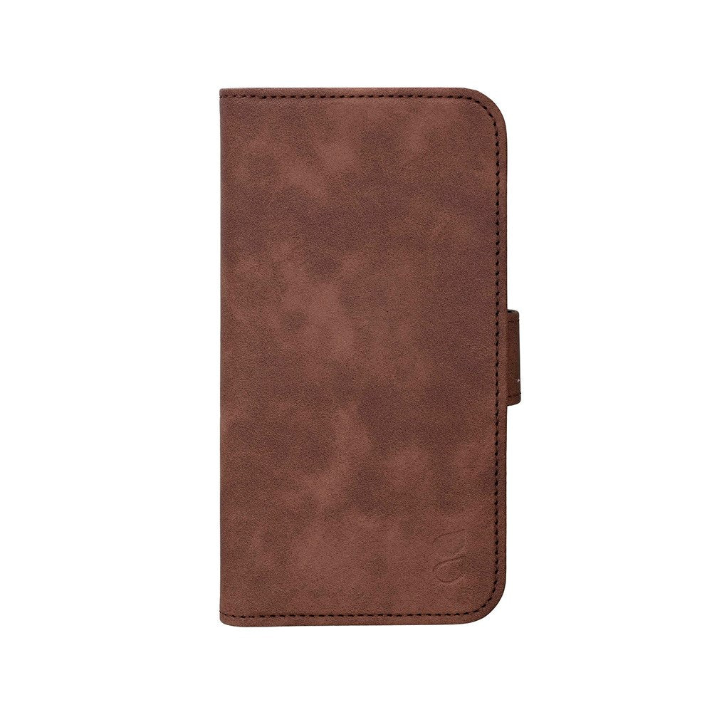 iPhone 17e / 16e GEAR Faux Leather Flip Case - MagSafe Compatible - Brown