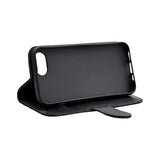 iPhone 16e GEAR Faux Leather Flip Case - MagSafe Compatible - Black