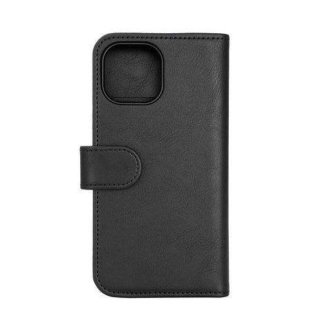 iPhone 15 Plus GEAR Leather Case 2-in-1 m. Wallet 3 Cards - Black