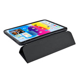 iPad 10.9" (2024/2022) GEAR Pencilpocket Leather Flip Case - Black