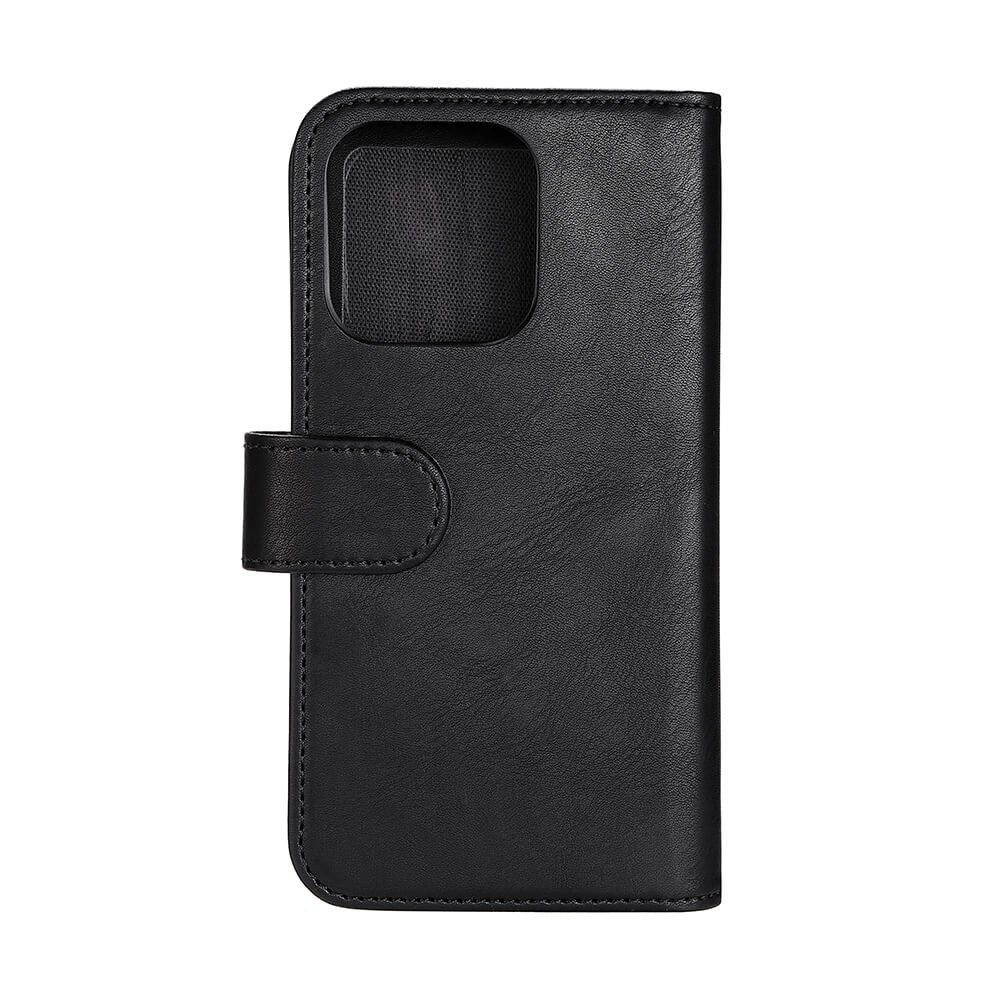 iPhone 14 ProGEAR Wallet - Leather Flip 2-in-1 Case with Wallet 7 Cards - Black