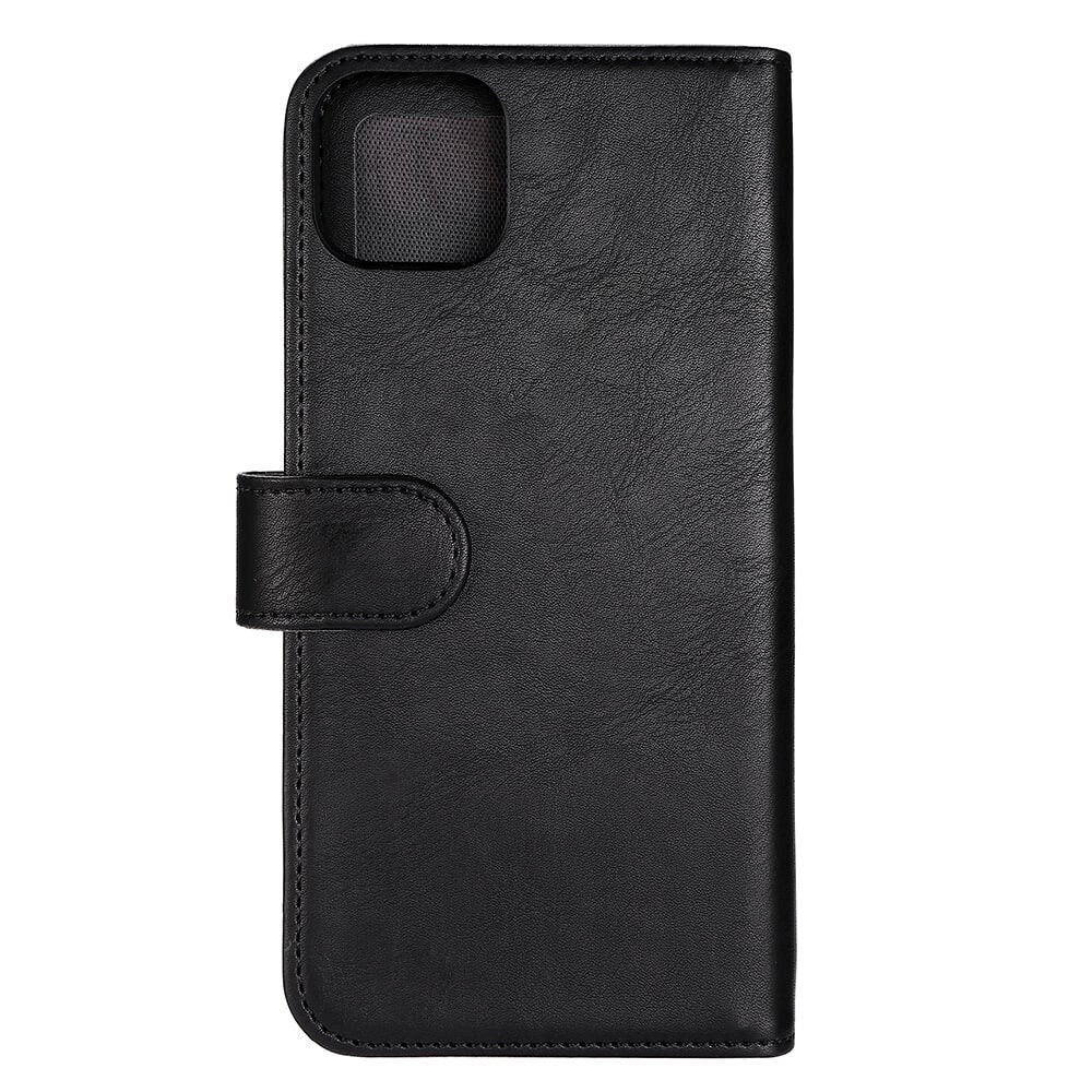 iPhone 14 Plus GEAR Wallet - Leather Flip 2-in-1 Case with Wallet 7 Cards - Black