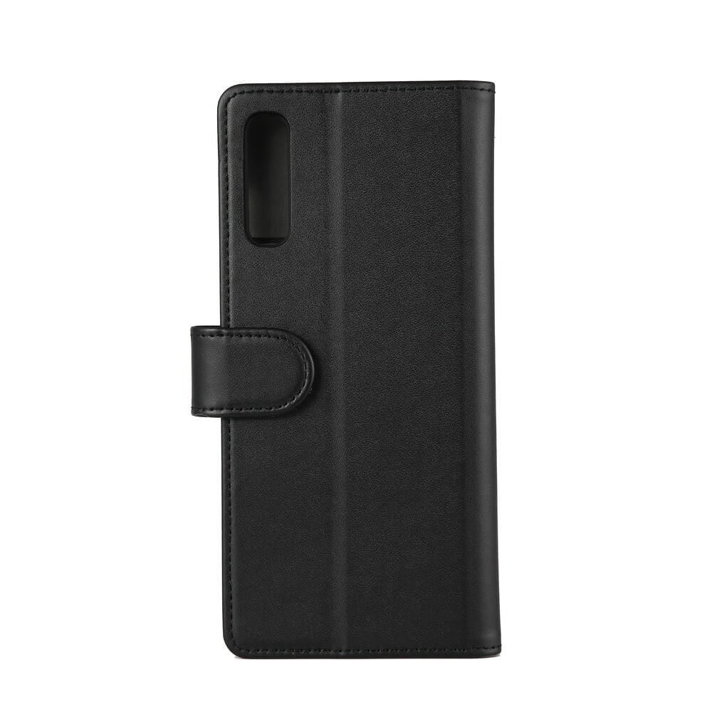 Samsung Galaxy A70 Gear Wallet - Leather Wallet Case - Black