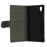 GEAR Sony Xperia XA1 Wallet Leather Case Black