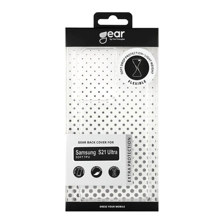 Samsung Galaxy S21 Ultra GEAR Flexible Plastic Case - Transparent