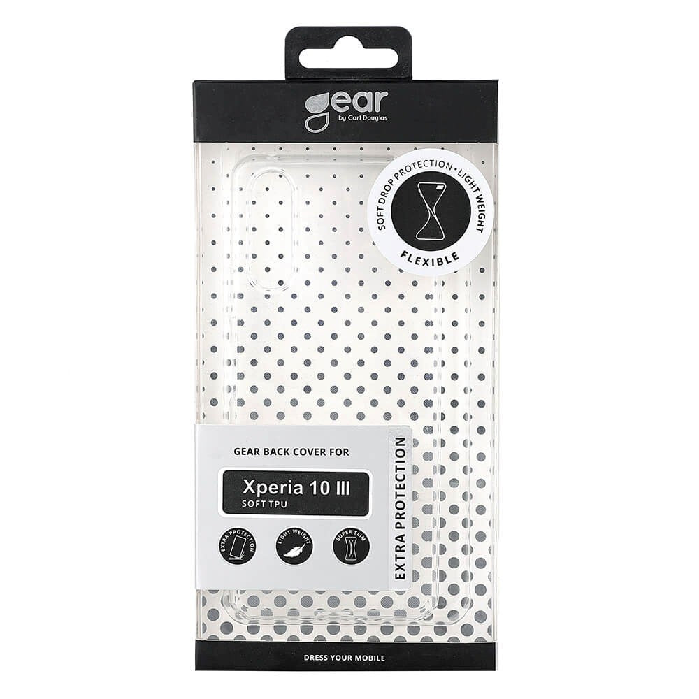 Sony Xperia 10 III GEAR Flexible Plastic Case - Transparent