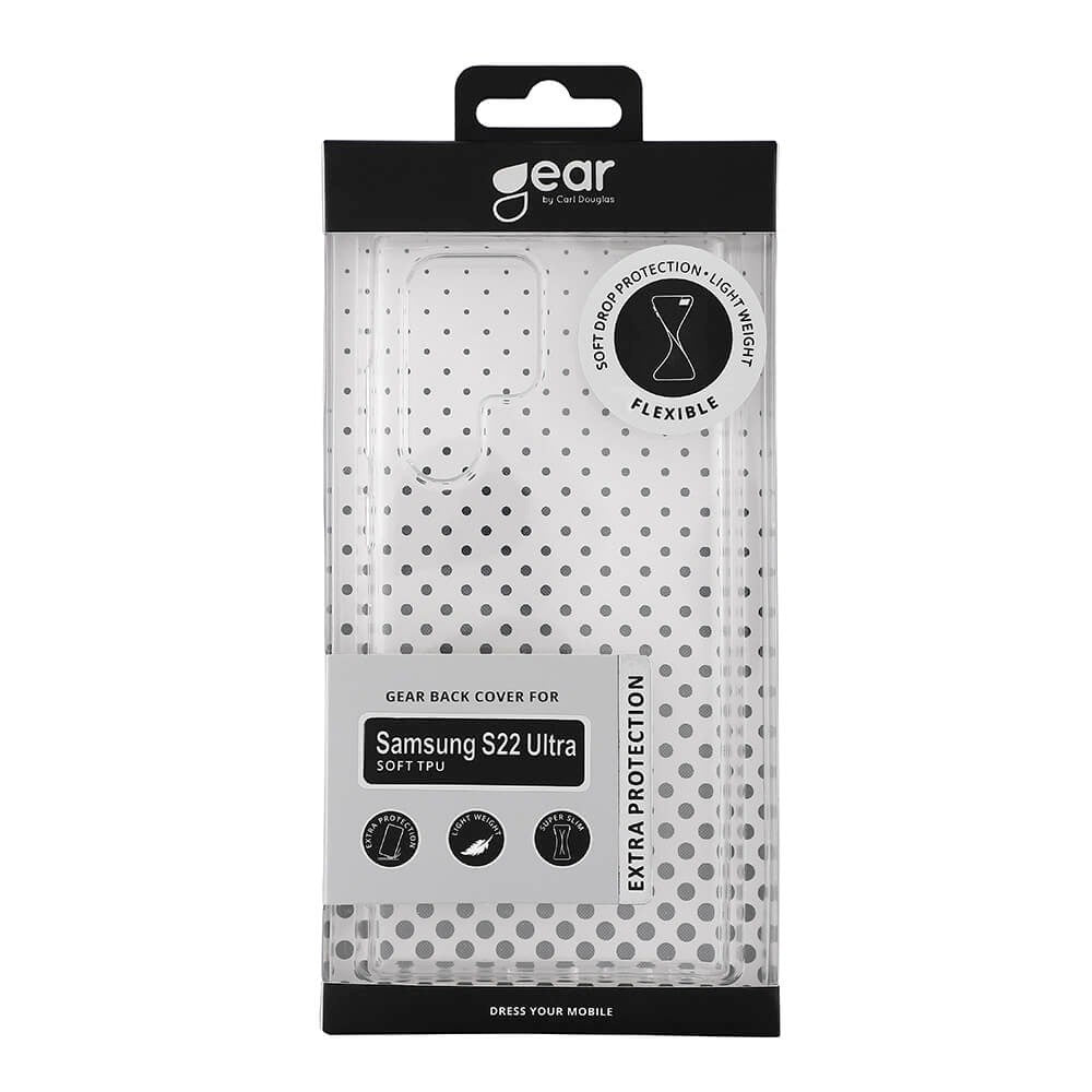 Samsung Galaxy S22 Ultra GEAR Flexible Plastic Case - Transparent