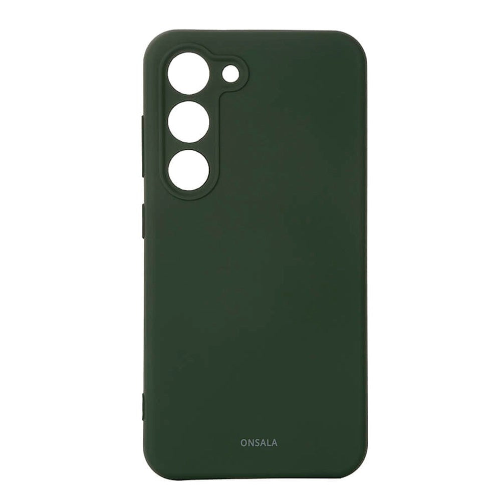 Samsung Galaxy S23 Onsala Silicone Case - Dark Green
