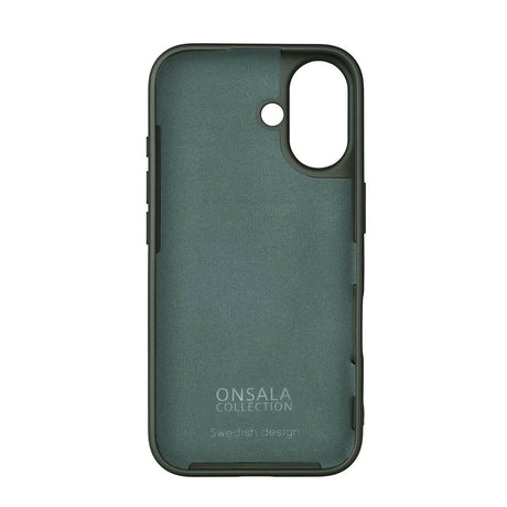 GEAR Onsala iPhone 16 Silicone Case - MagSafe Compatible - Olive Green